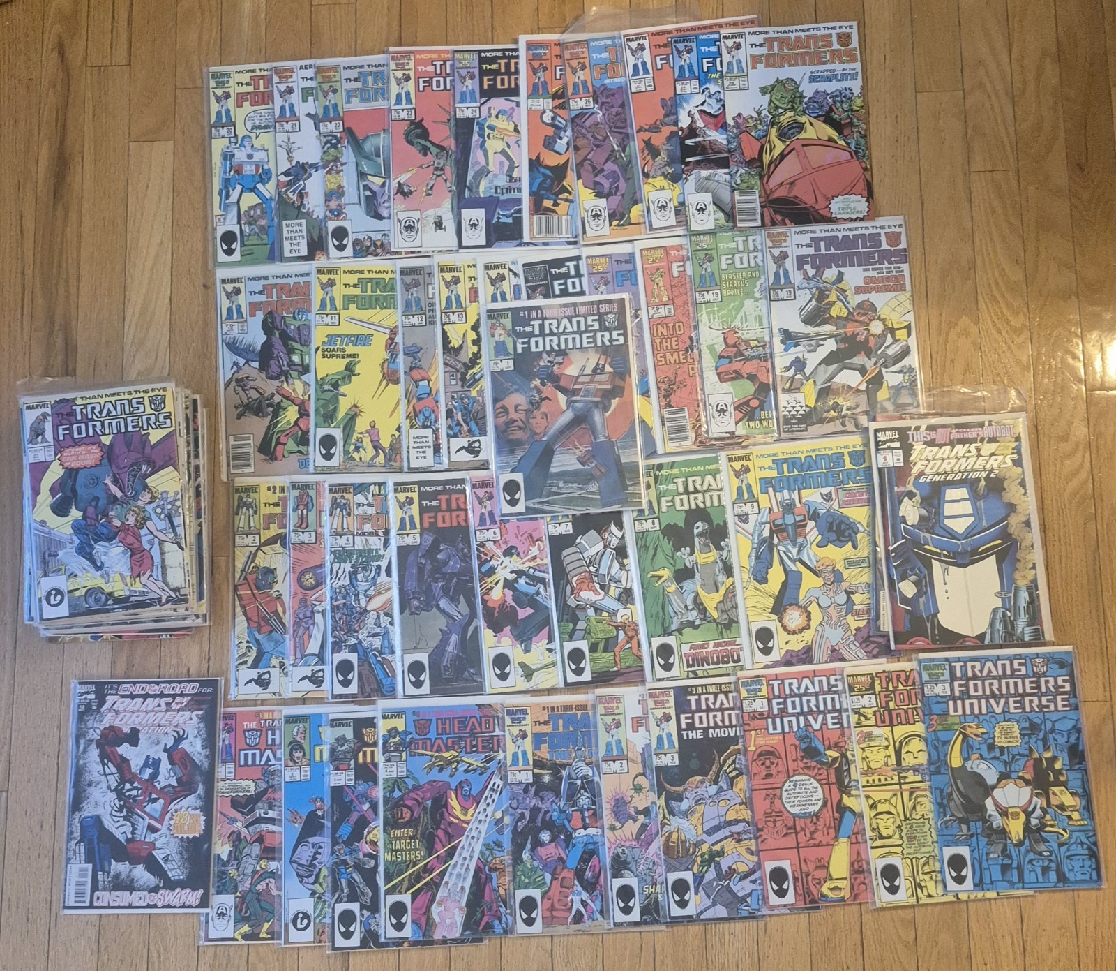 Transformers #1-66 1984 Marvel Run Set 1st Print Plus Other Full Sets 