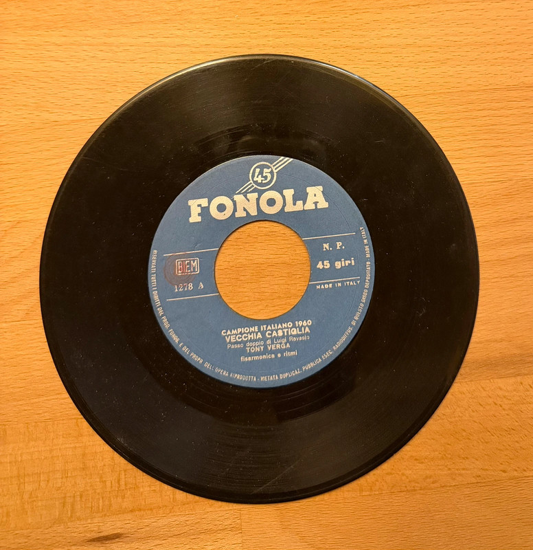 Tony Verga – Vecchia Castiglia / La Fisarmonica Impazzita – 3348