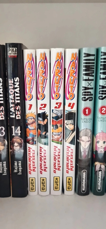 Tome 1 à 4 Naruto