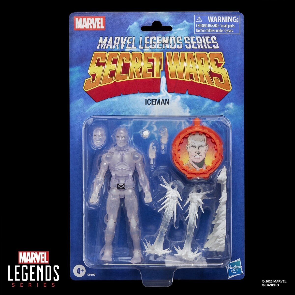 ICEMAN SECRET WARS MARVEL LEGENDS SERIES - HASBRO ACTION FIGURE