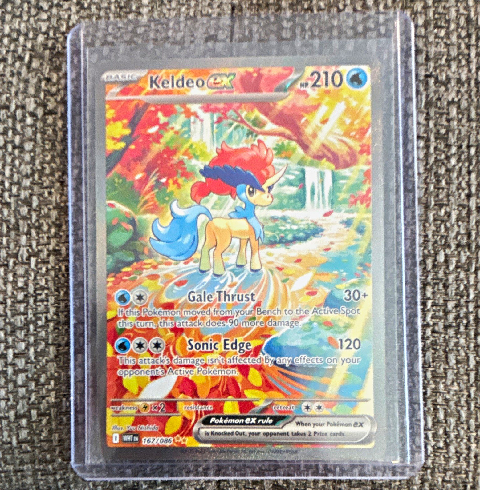 The Pokémon Company Keldeo EX 167/086 Sv: White Flare Full Art Holo Inglese