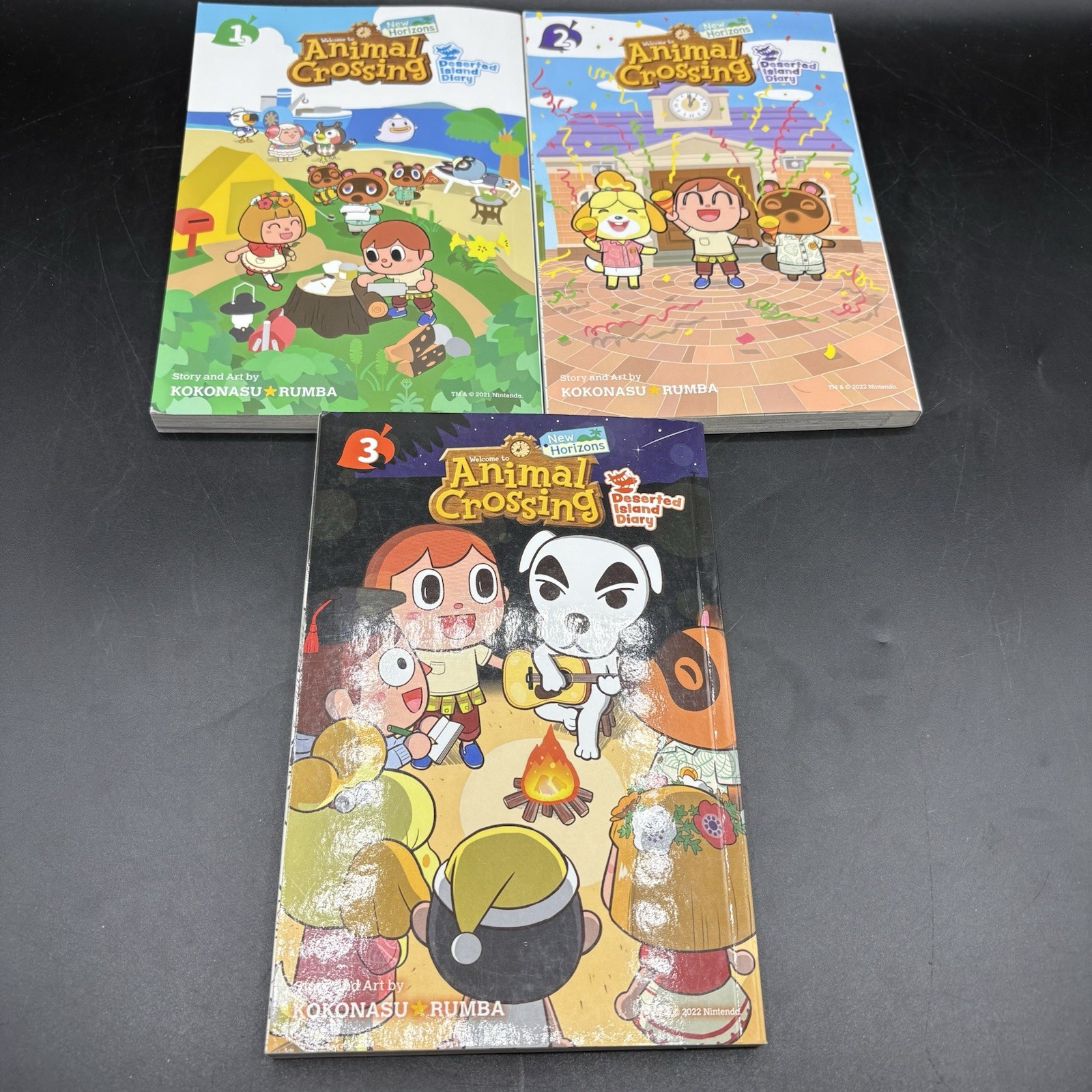 Animal Crossing New Horizons manga volumi 1-3 (1,2,3) marca inglese US autentico