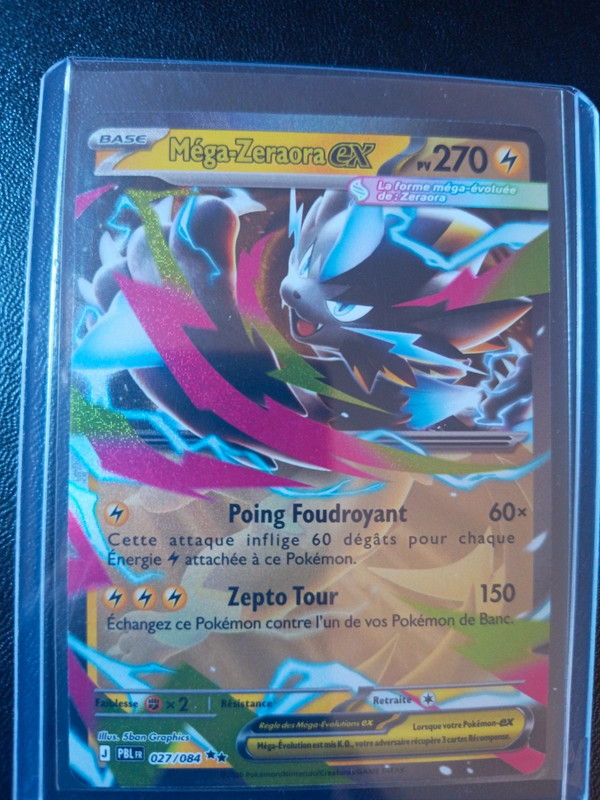 Méga zeraora ex (PBL 027)