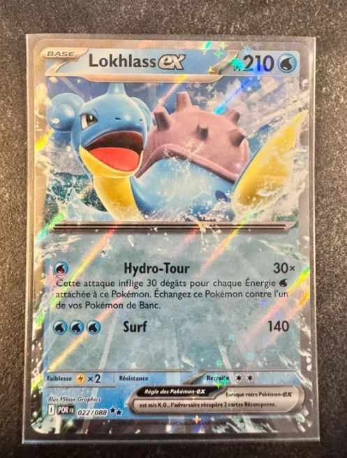 Carte Pokémon Lokhlass-ex 022/088 – Étincelles Déferlantes