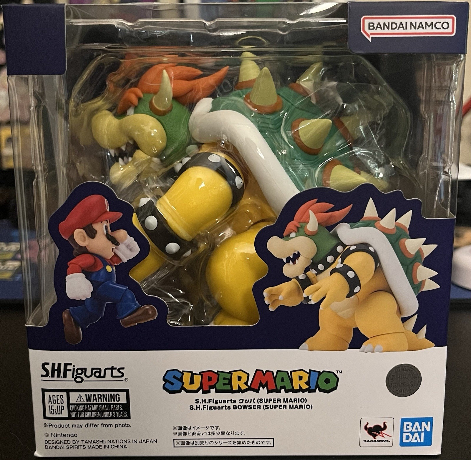Bowser (Super Mario) "Super Mario", Tamashii Nations S.H.Figuarts