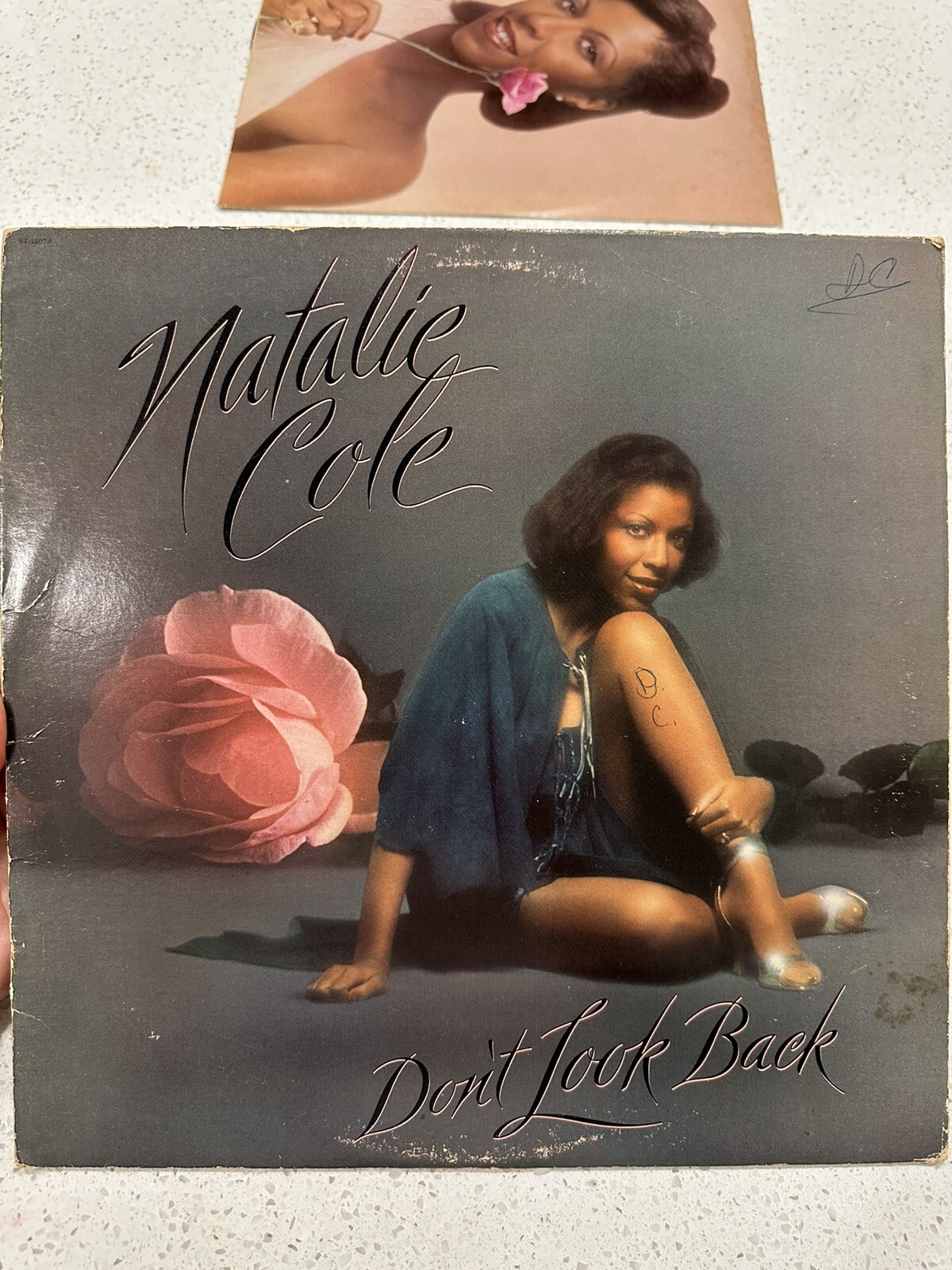 NATALIE COLE DON'T LOOK BACK VINYL LP CAPITOL RECORDS VG+/VG