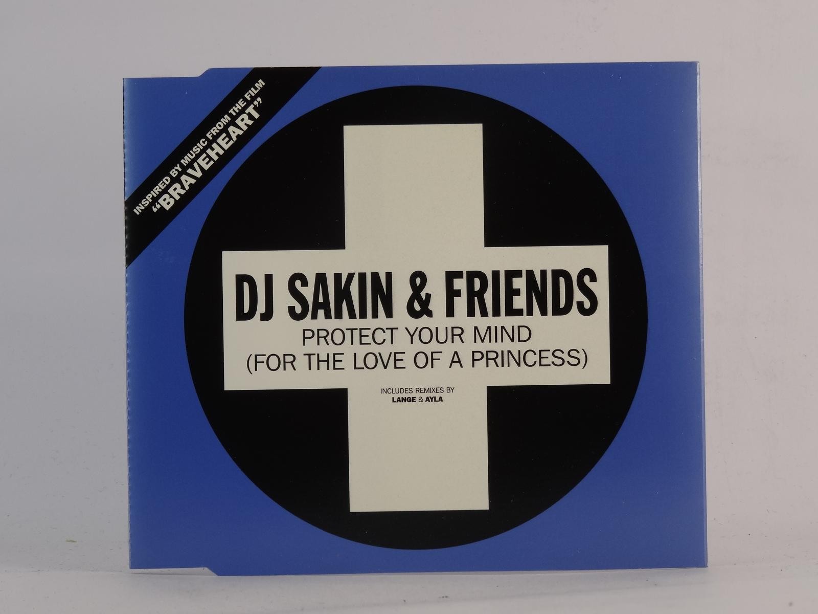 DJ SAKIN AND FRIENDS PROTECT YOUR MIND (I32) 3 Track CD Single plus Picture Slee