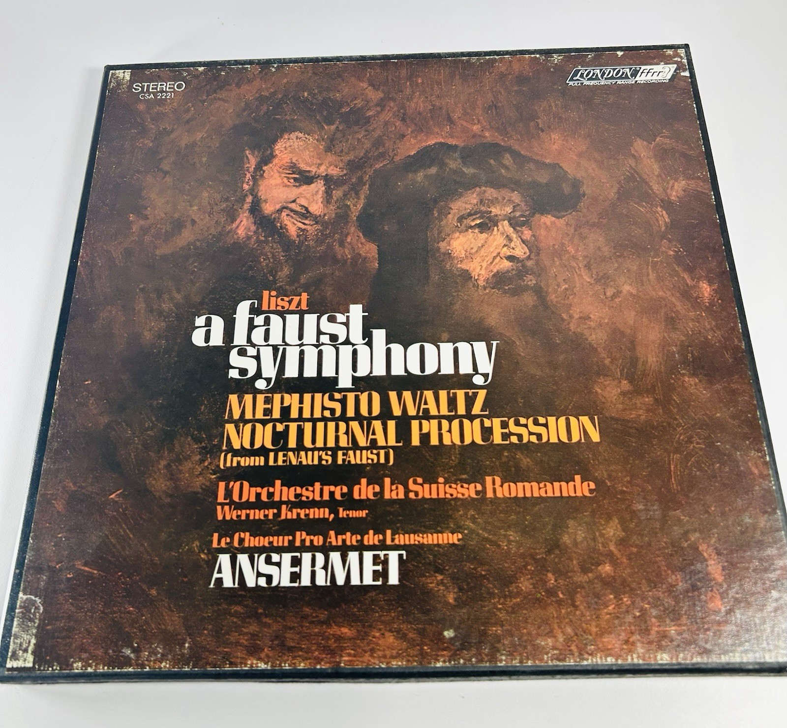 Liszt A Faust Symphony / Mephisto Waltz / Nocturnal Procession 2 Lp Vinyl