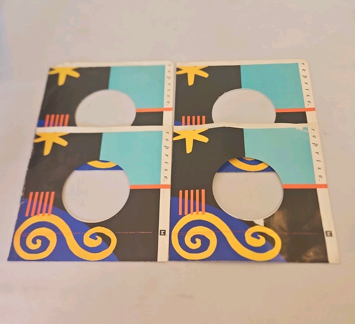 45 RPM 7" RECORD SLEEVES CO. SLEEVE 4 PACK SEE PHOTO Reprise Records (SLV416)