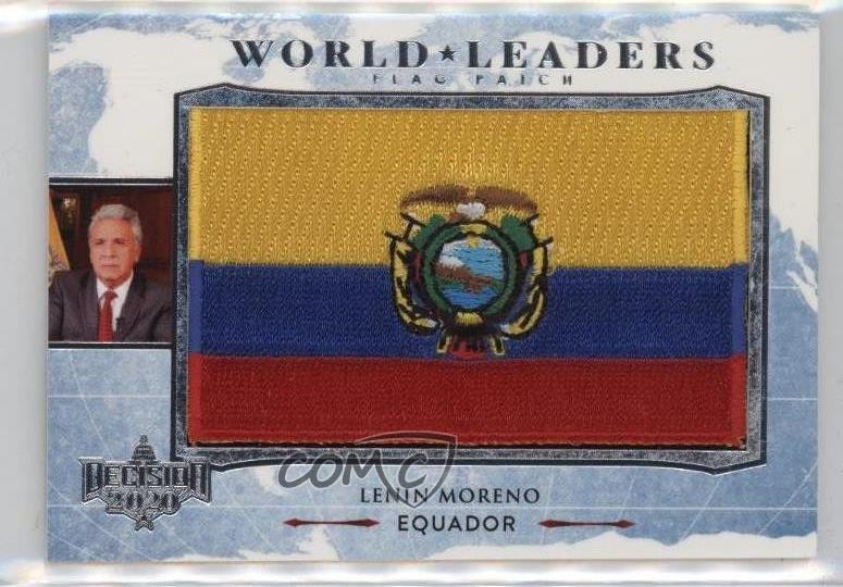2020 Decision 2020 World Leaders Flags Patch Lenin Moreno #WL52 Patch 8nf