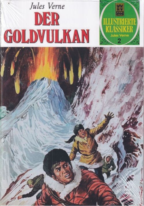 Classici Illustrati Edizione Jules Verne n.2 Il Vulcano d'Oro ECR Editore Nuovo