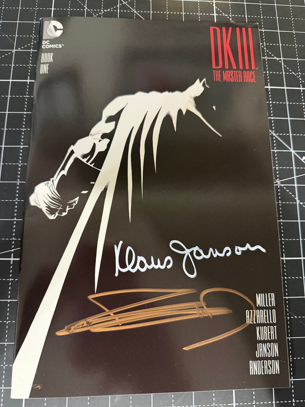 DK III Master Race #1 firmato Frank Miller & Klaus Janson - Dark Knight Returns