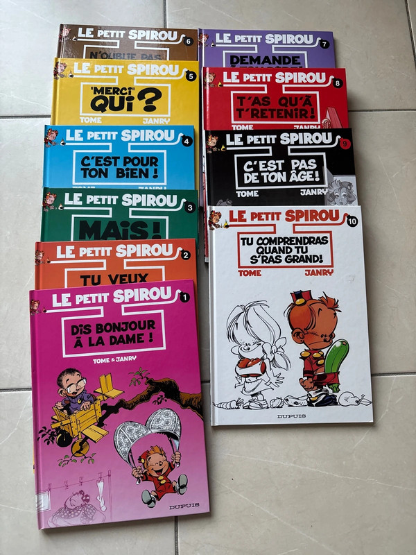 BD Le petit Spirou tomes 1 à 10