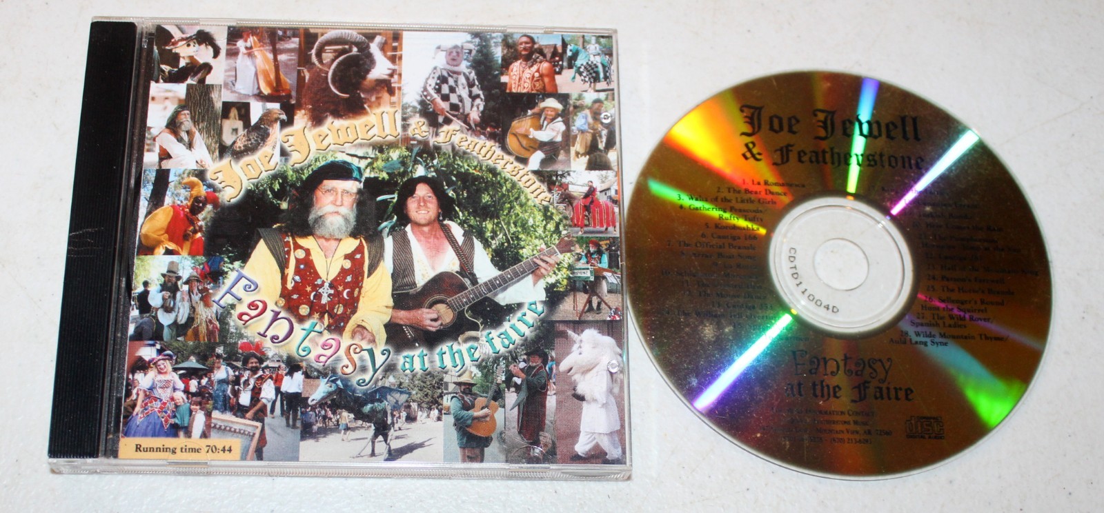 Joe Jewell & Featherstone - Fantasy At The Faire CD World Celtic Folk