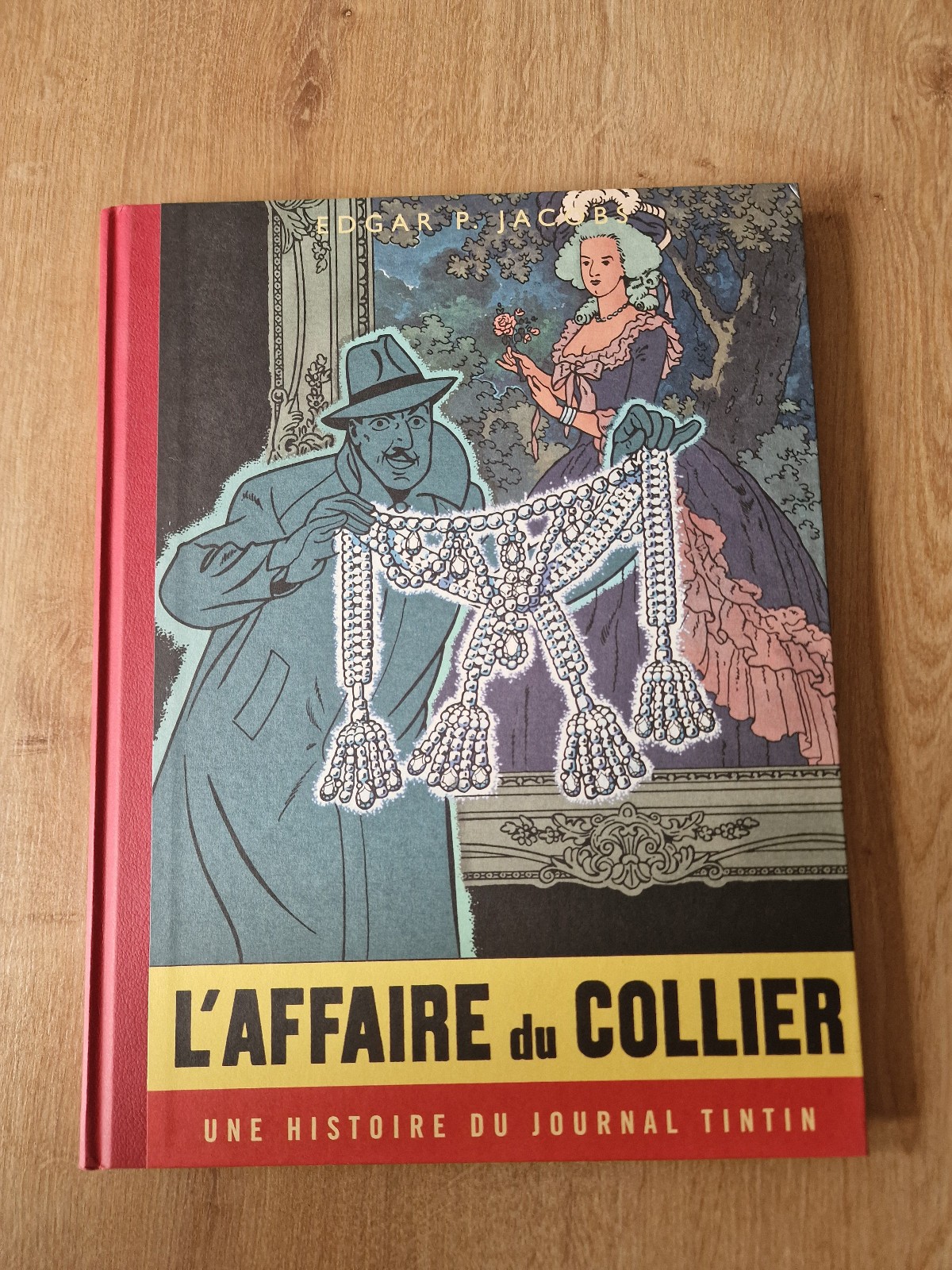 BD 1ère édit. N°5718/6000 av. 2 documents L'affaire du collier! Edgard Jacobs BE