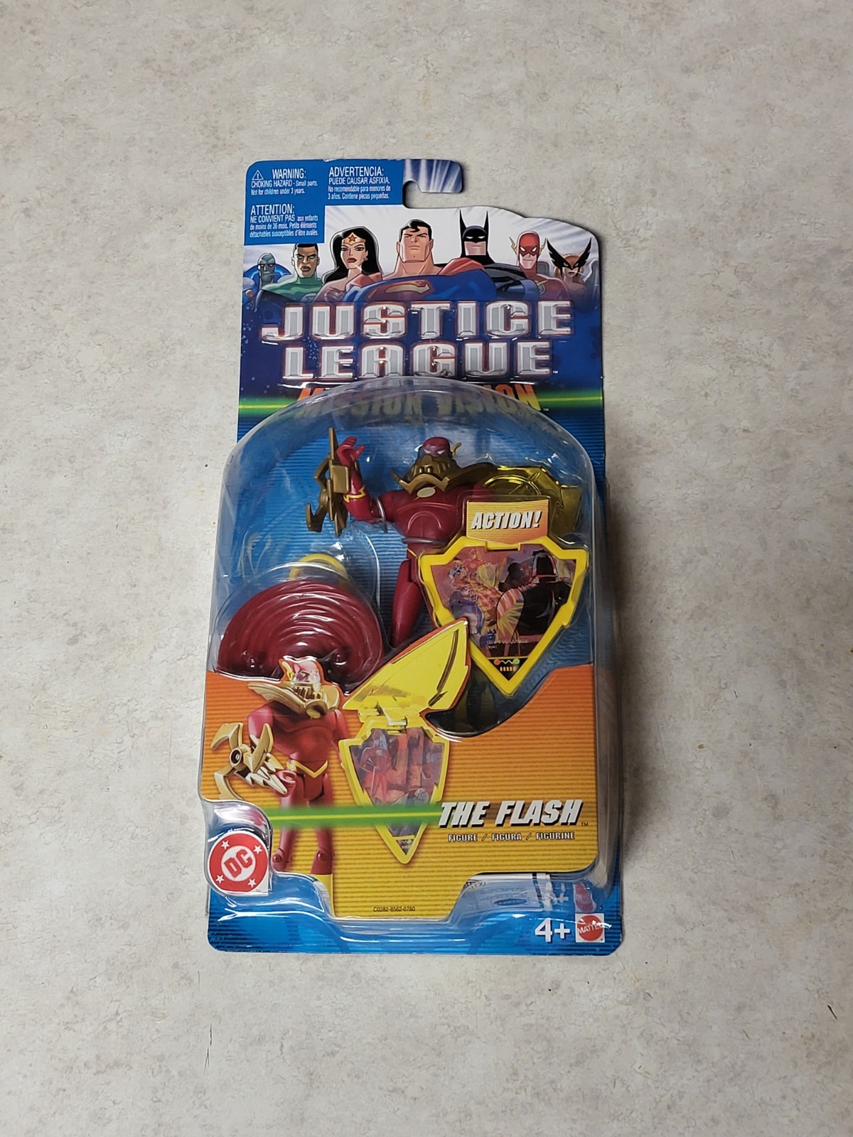 Justice League Animated Flash (Mattel) - Modellino "The Flash" 2003 2H