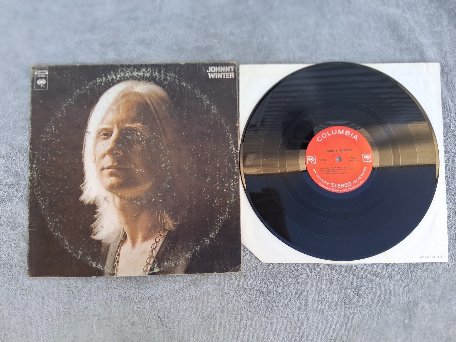 Johny Winter - Self Titled - 1969 - Columbia CS 9826 VG 