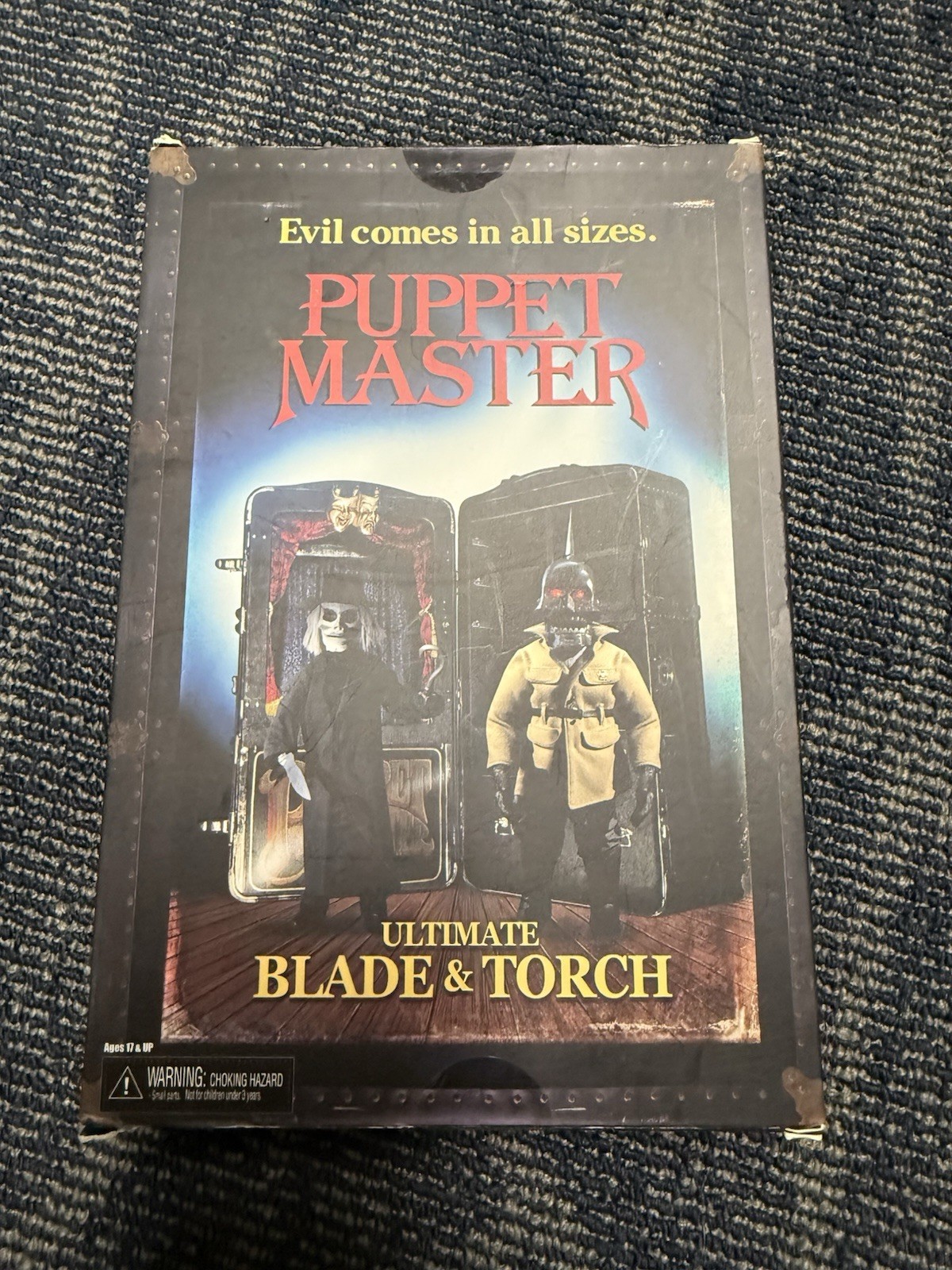 Confezione 2 action figure NECA Puppet Master Blade & Torch nuove con scatola SPEDIZIONE VELOCE