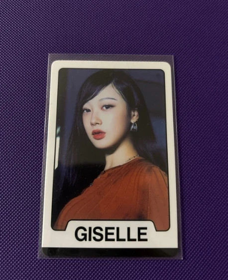 Aespa Drama trading card giselle concept card