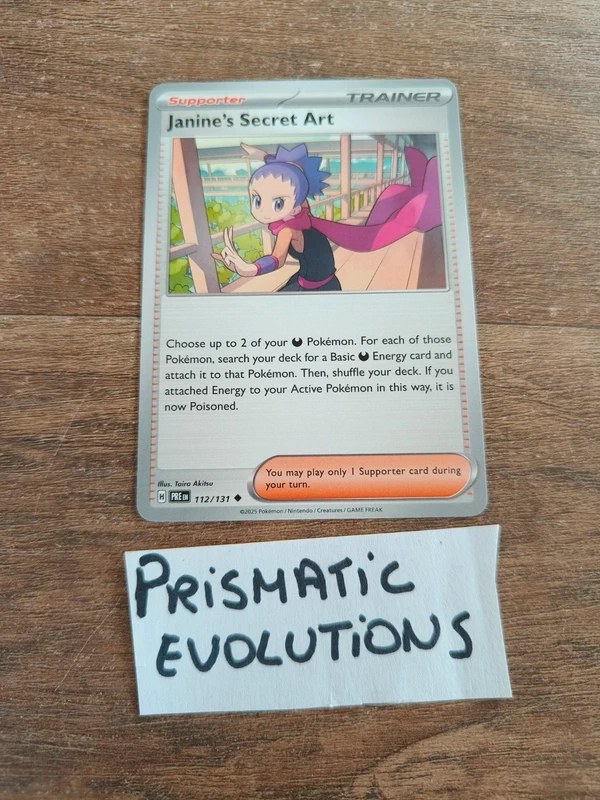 Prismatic evolutions janines secret art