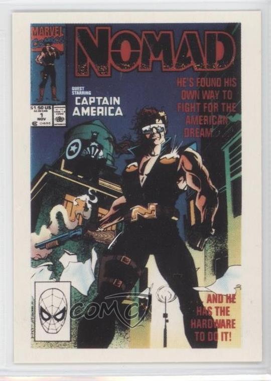 1991 Fumetto Immagini Marvel 1° Copertina Serie 2 Nomad #89 0p3