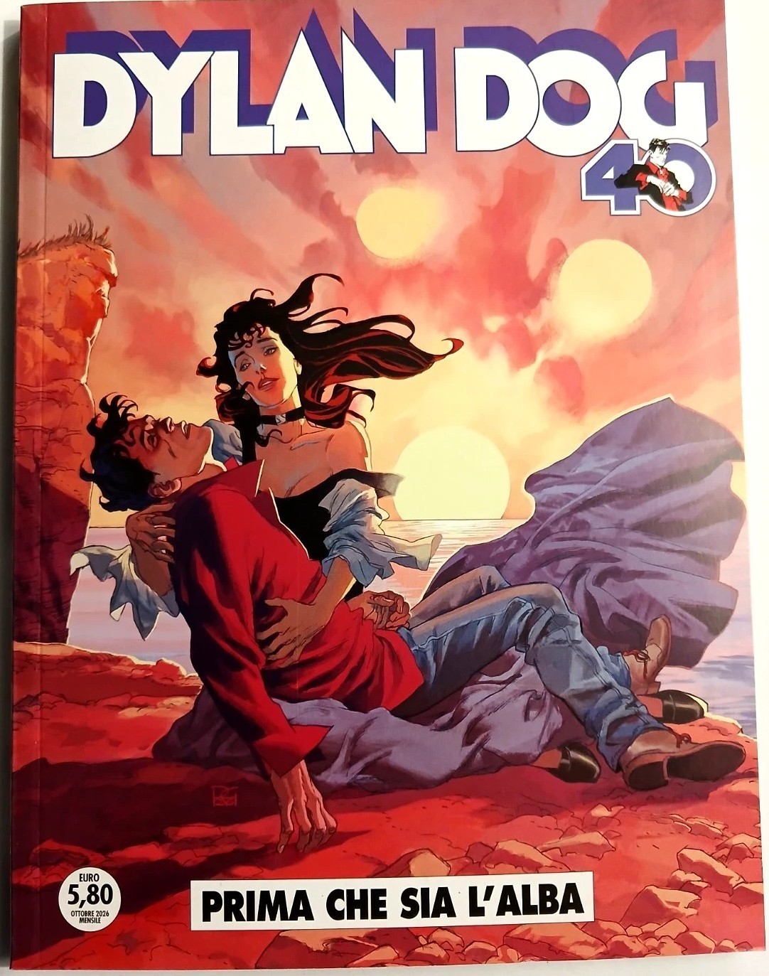 Dylan Dog 40° Anniversario  N. 481 - Prima che sia l’Alba - Copertina CESTARO