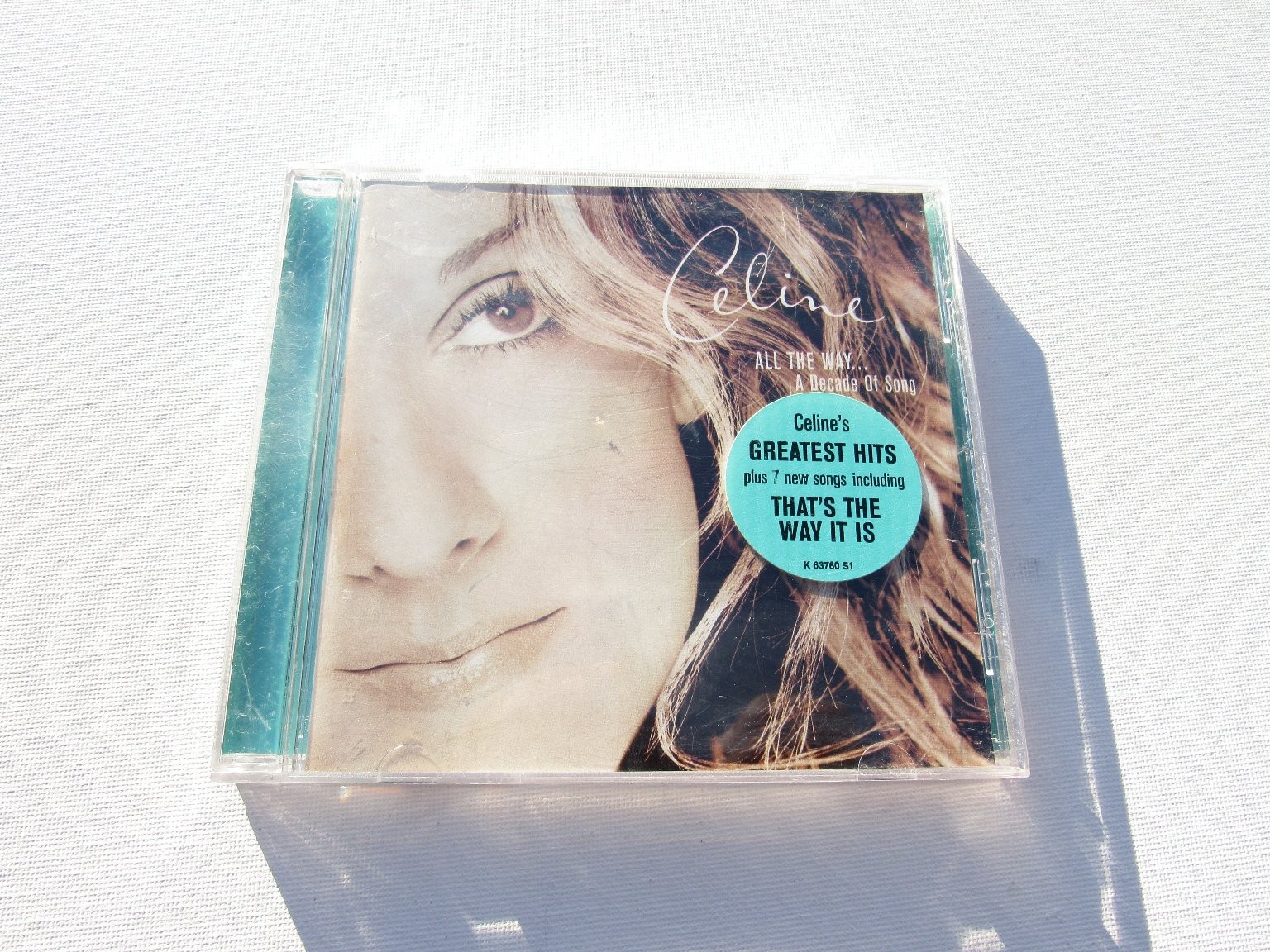 Celine Dion – All The Way CD 1999 Greatest Hits Pop 550 Music