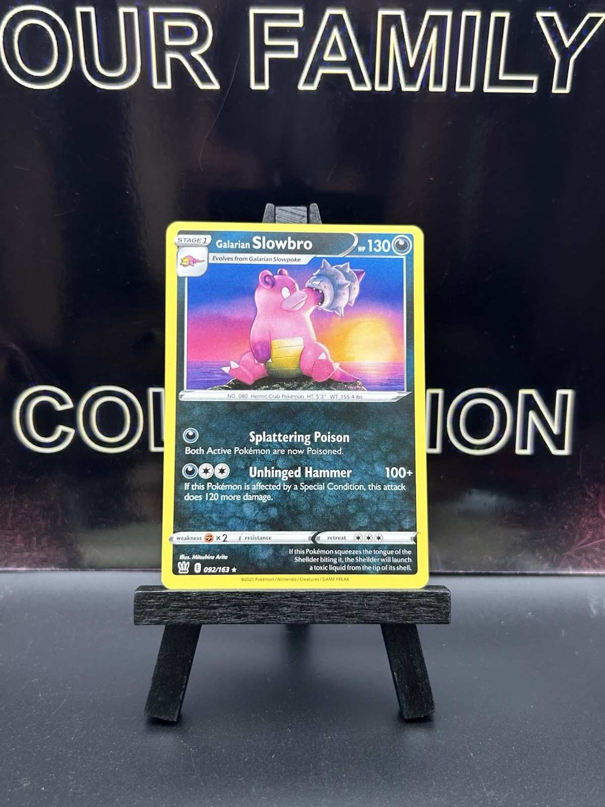 Pokemon Galarian Slowbro SWSH05: Battle Styles 092/163 NM