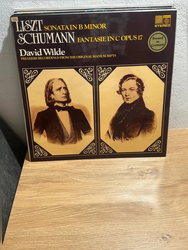 Liszt & Schumann Vinyl LP David Wilde Sonata in B Minor Fantasie in C Opus 17