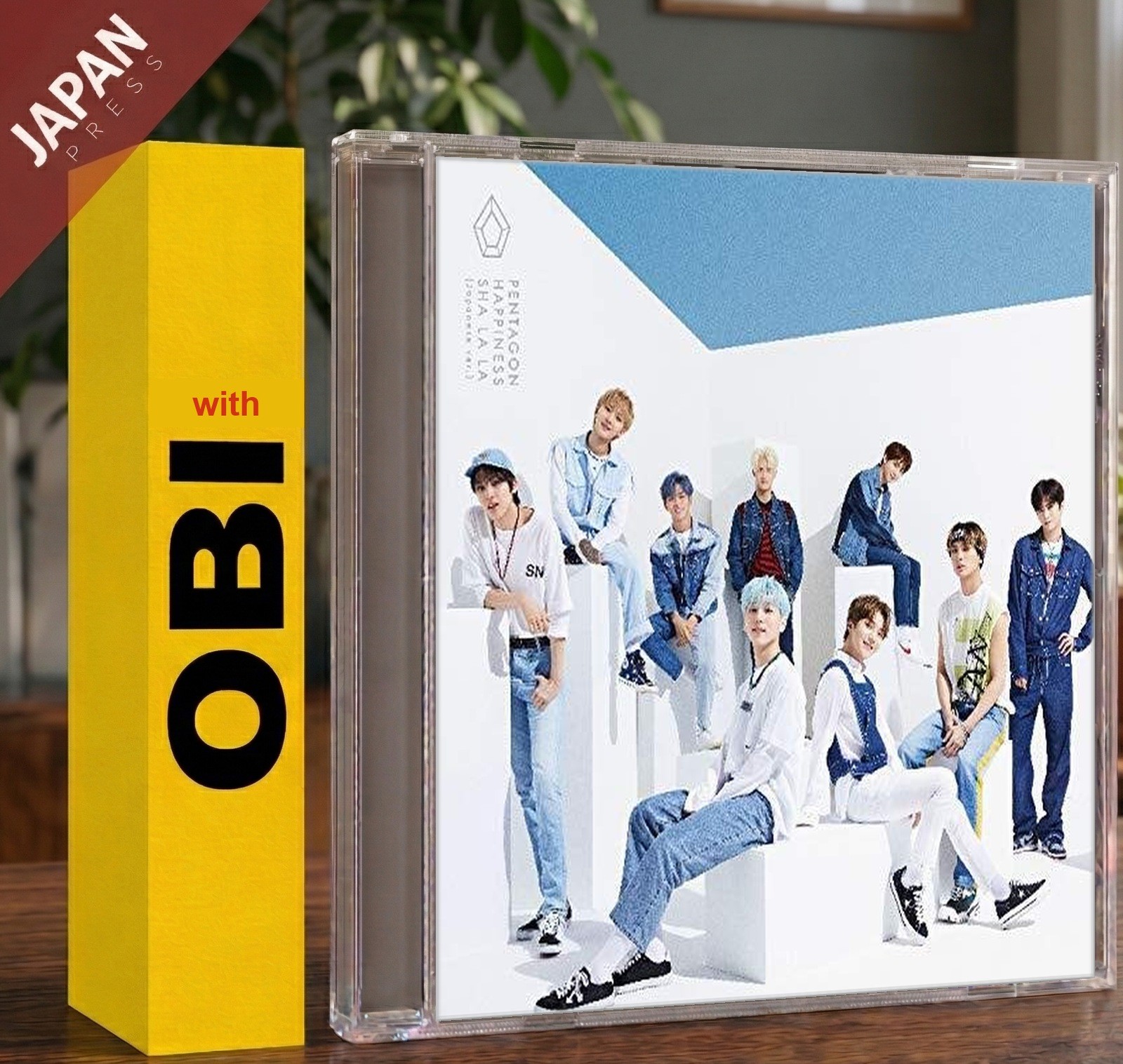 PENTAGON - HAPPINESS / SHA LA LA(Limited Edition A)(w/DVD) w/OBI CD Japan Import