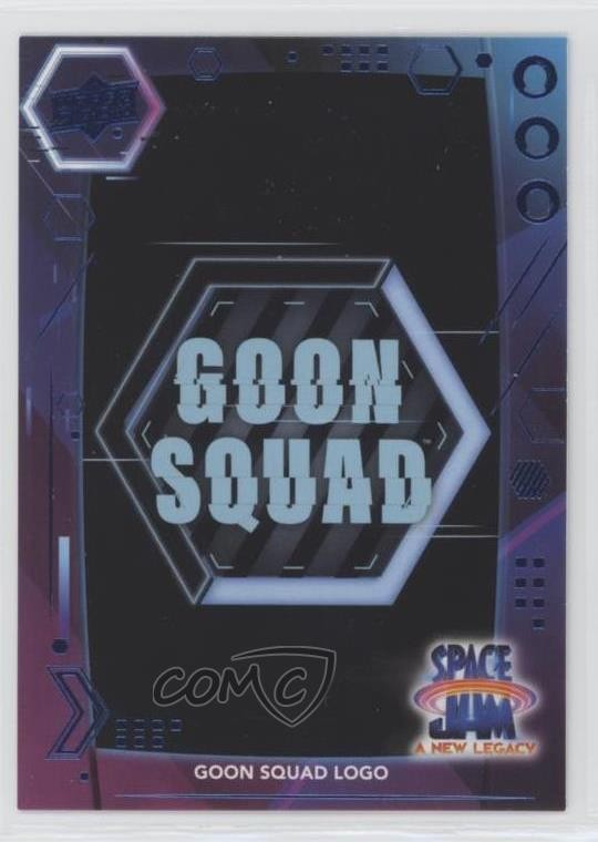 2021 Upper Deck Space Jam Una Nuova Legacy Blue Goon Squad Logo #33 0y59