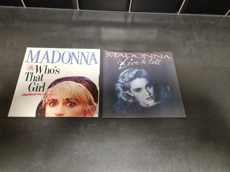 2 disques 45T Madonna