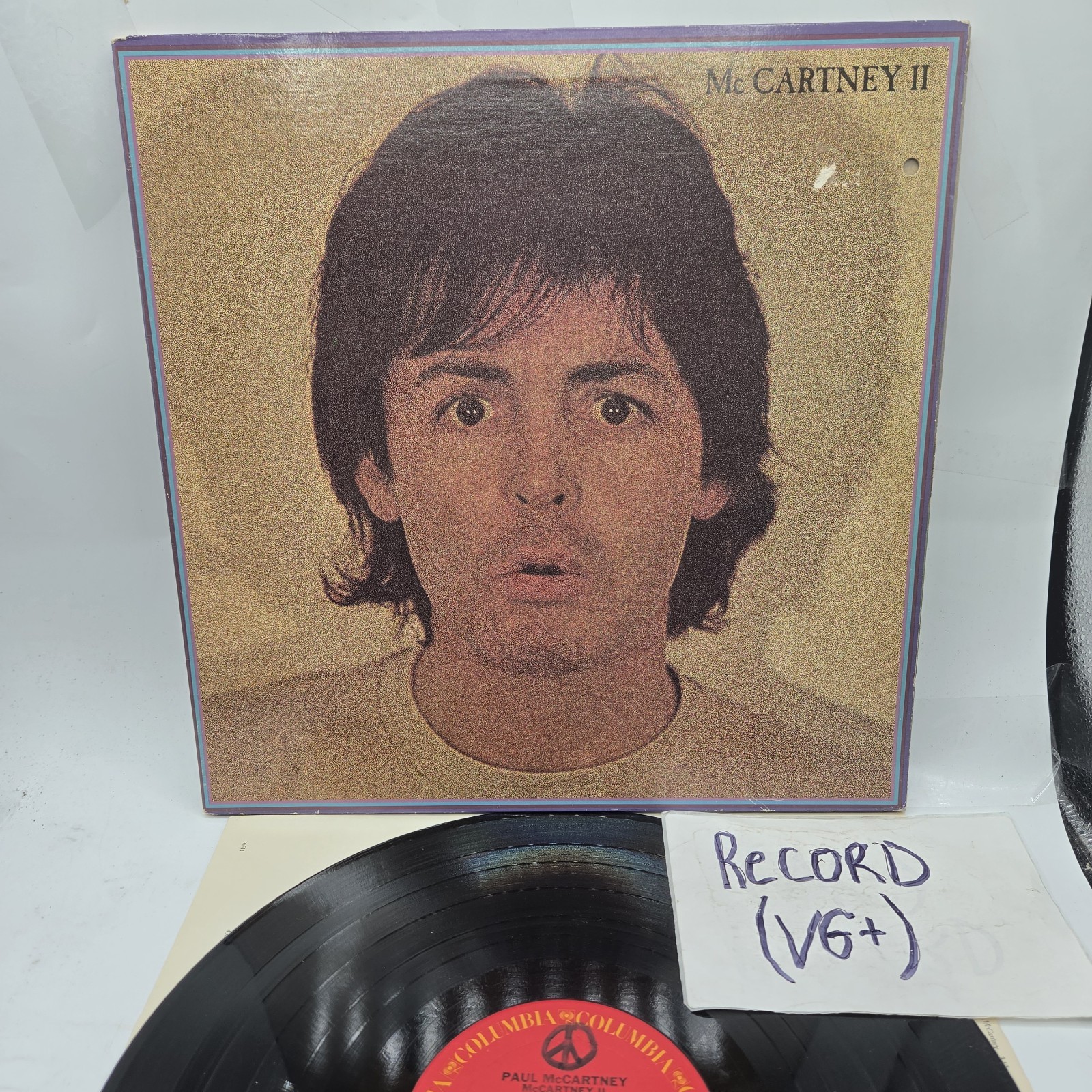 Paul McCartney McCartney II Vinyl LP Columbia records Vintage Original VG+