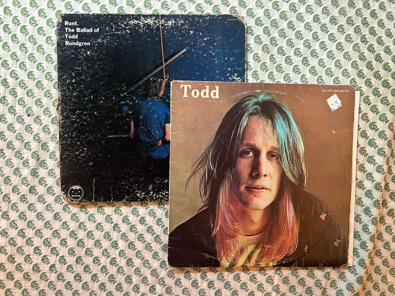 3 LP Lot - Todd Rundgren - Todd (2LP), Runt: The Ballad Of… (1LP) - Bearsville