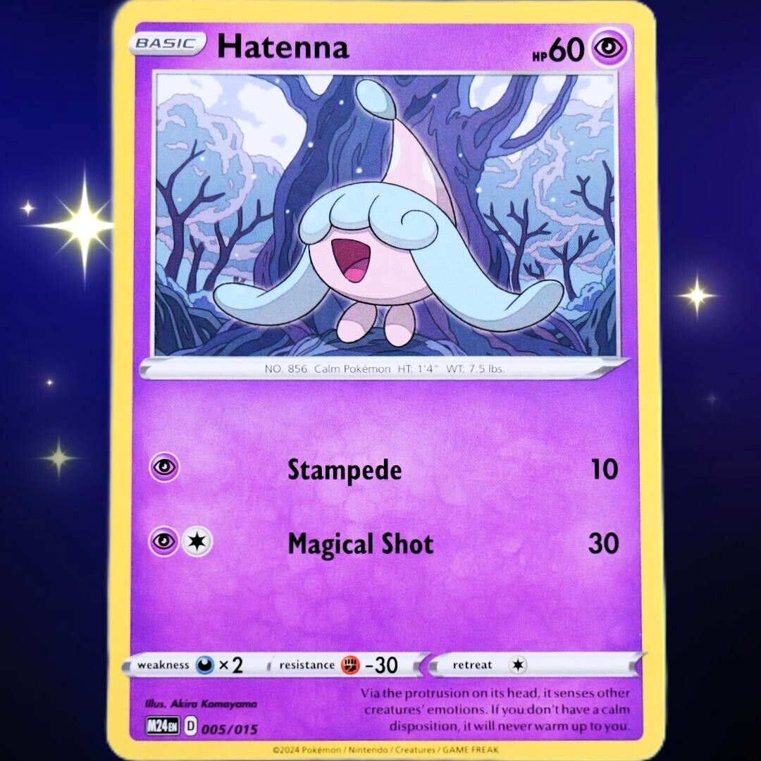 Hatenna - Promo Card - Pokemon TCG McDonald's 2024 Promo #005/015