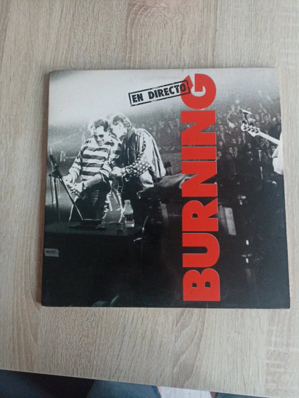 Vinyle 33 T LP - Burning - en directo