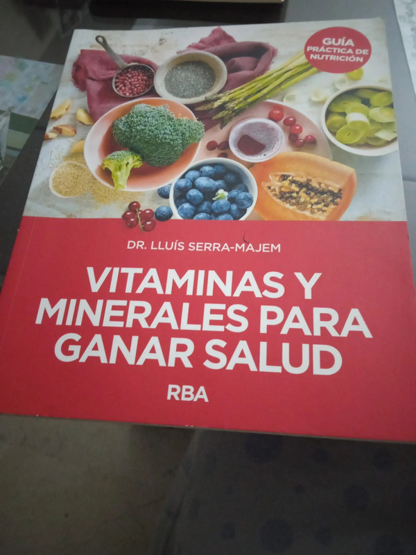 Libro de Vitaminas y Minerales para ganar salud