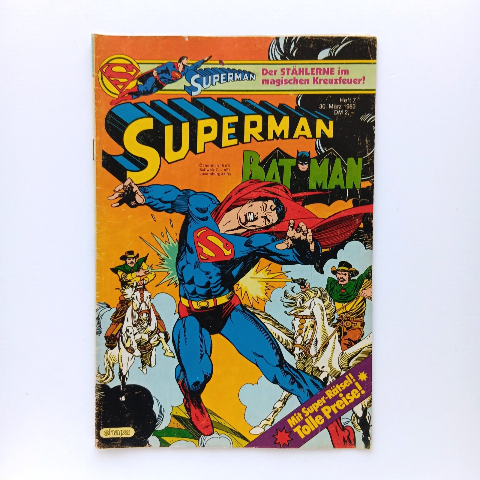 Superman Batman fascicolo 7 (1983) con angolo da collezione, Ehapa Z 1-2