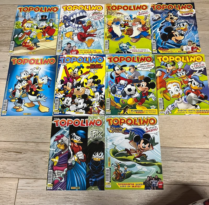 10 fumetti di topolino
