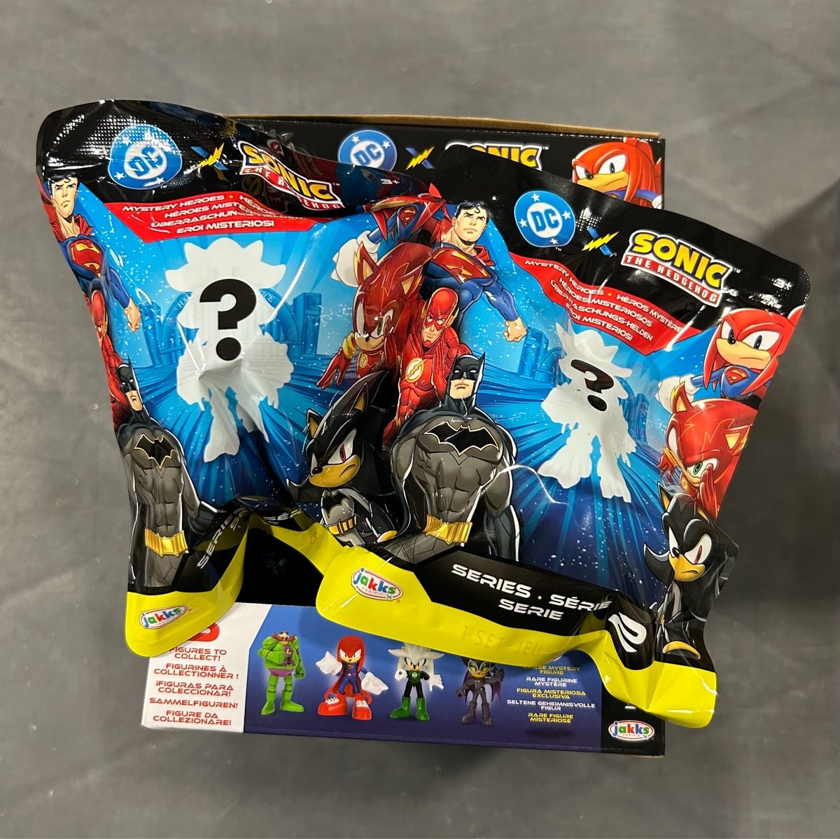 DC Superheroes x Sonic Series 2 - Borsa Mystery Blind 2,5" - CUSTODIA DA 12 - Nuova