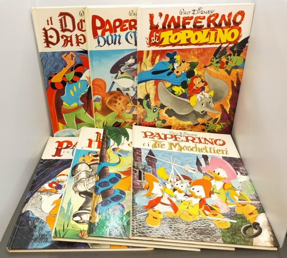 I GRANDI CLASSICI di Walt Disney - Serie completa di 7 volumi - Mondadori