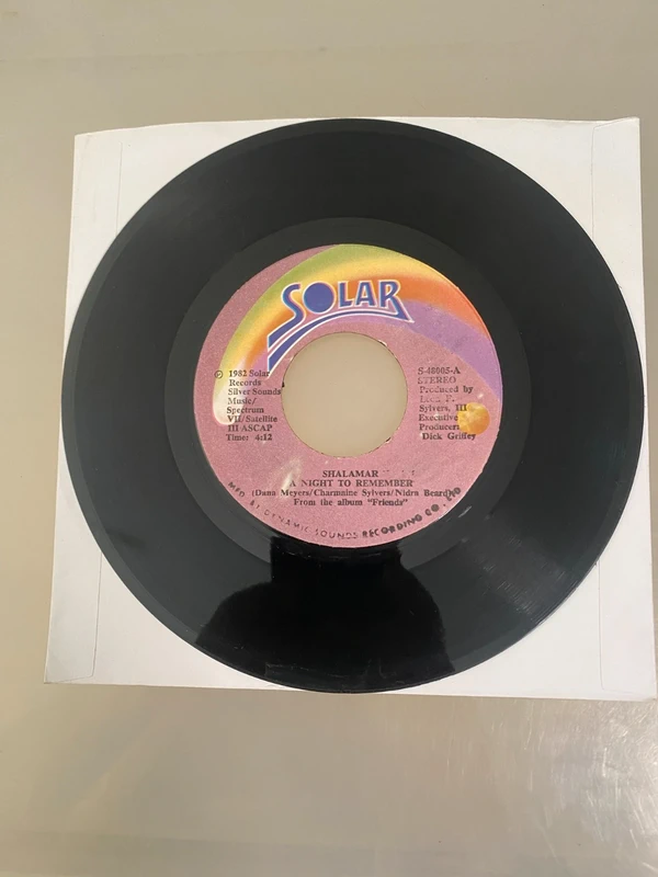 Shalamar - A Night To Remember/On Top Of The World 7"