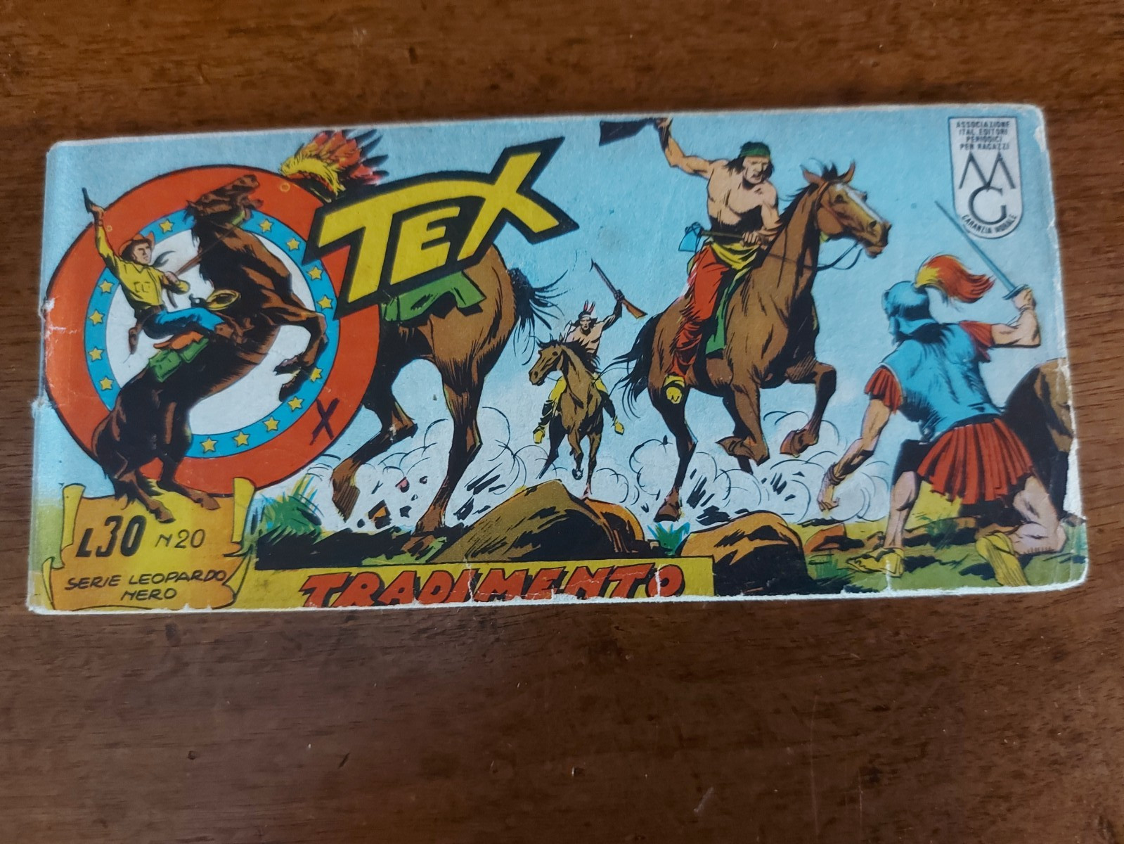TEX Striscia SERIE LEOPARDO NERO N. 20   -  13 Settembre 1962 (8408)