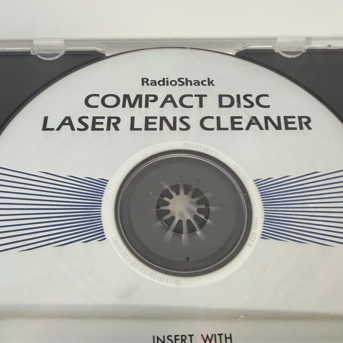 Radio Shack CD Compact Disc Laser Lens Cleaner Disk Cat. No. 42-227