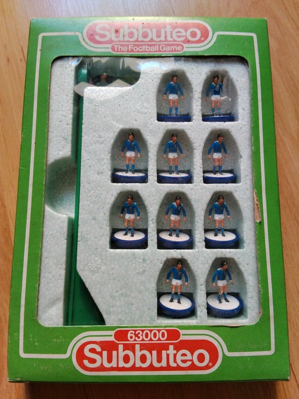 Subbuteo Originale 63000 Italia 1980 Vintage Box Verde Completa - RARA