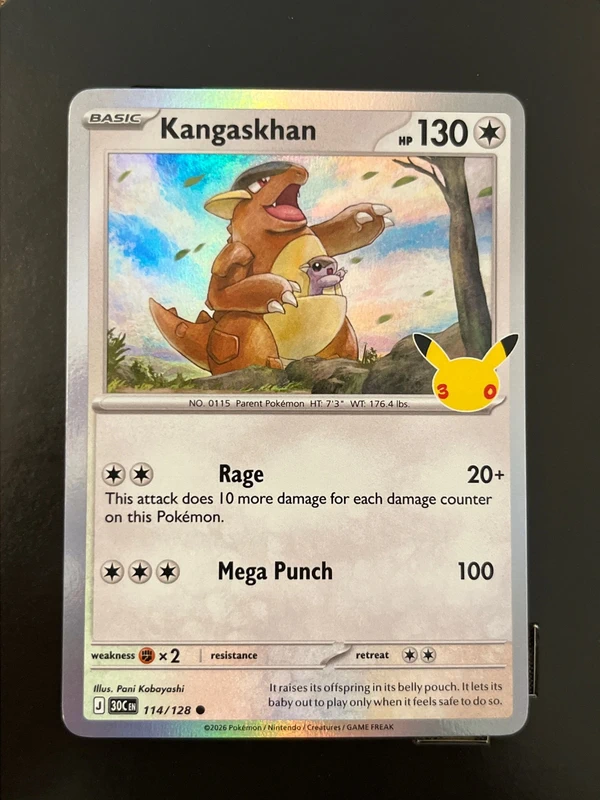 Kangaskhan 114/128 del 30 aniversario