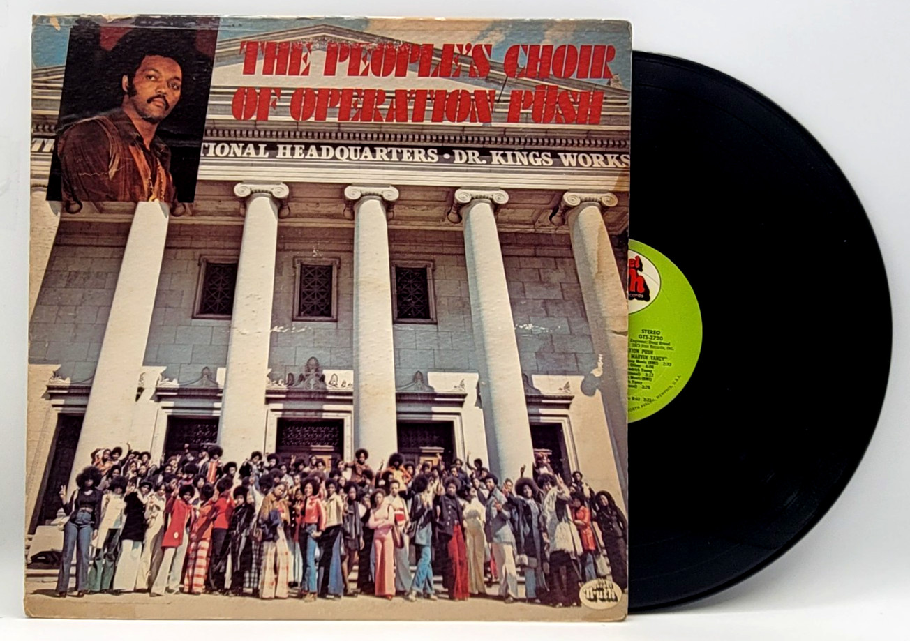 THE PEOPLE'S CHOIR OF OPERATION PUSH - SELF TITLED -  BLACK GOSPEL LP RECORD