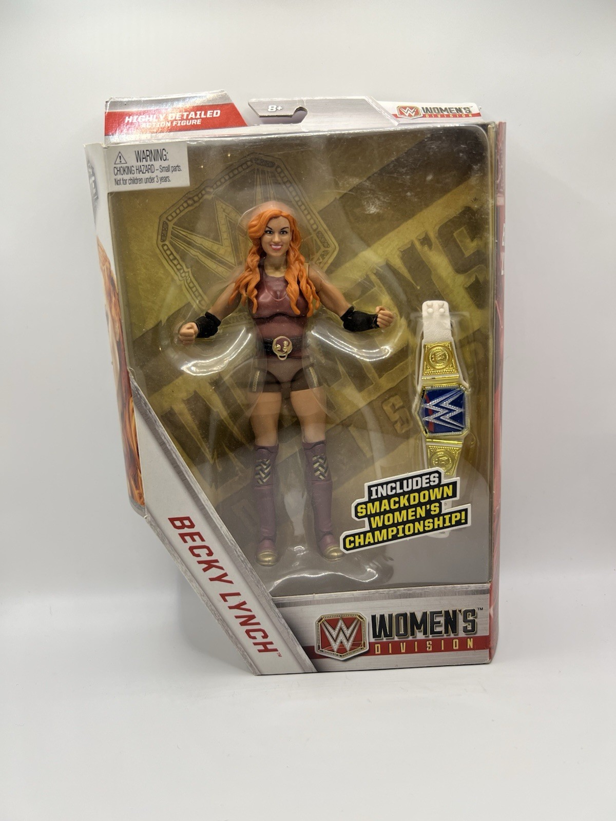 Action Figure WWE Elite Collection Becky Lynch con cintura titolo donna SmackDown