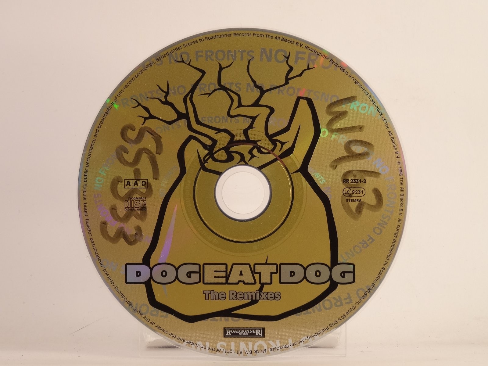 DOG EAT DOG REMIXES (X3) 2 Track CD Single including Plastic Sleeve ROADRUNNER