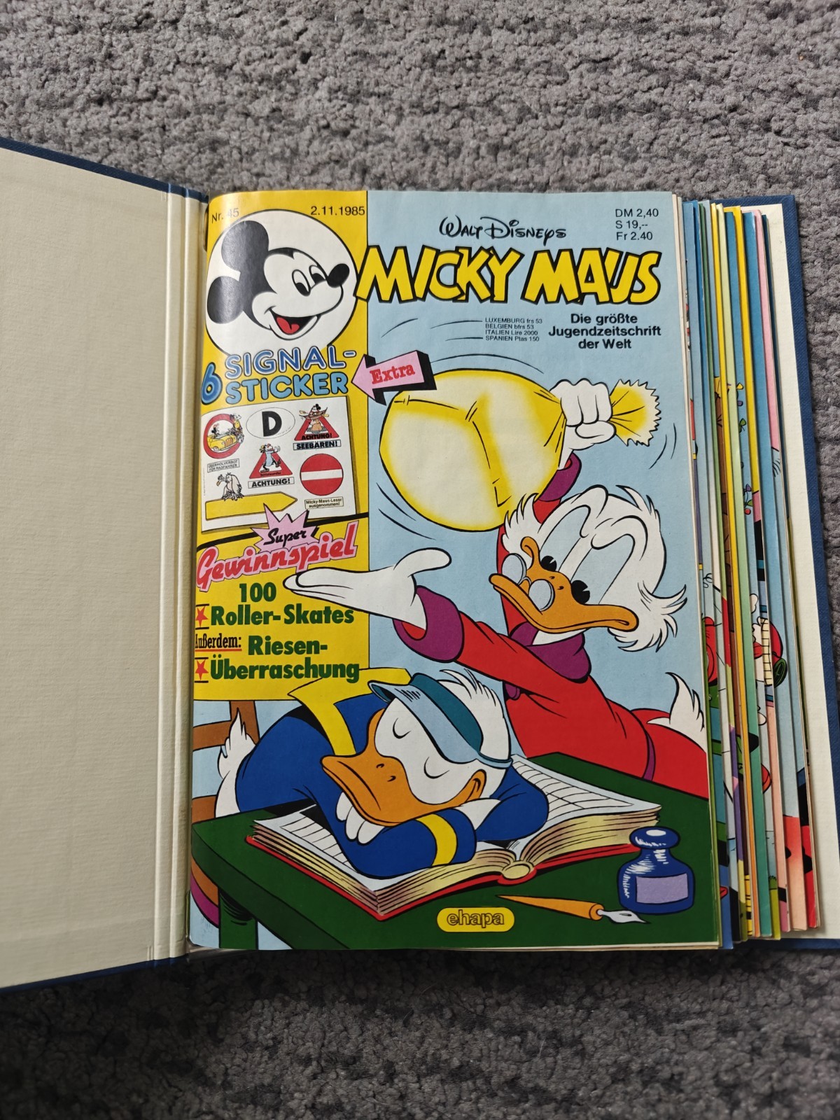 Quaderni Topolino 1985/1986, varie condizioni